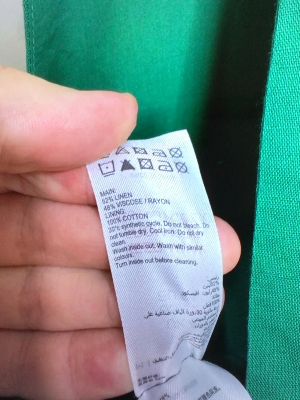 Mint Velvet Green Halter Tie-Back Midi Dress - Picture 9 of 9